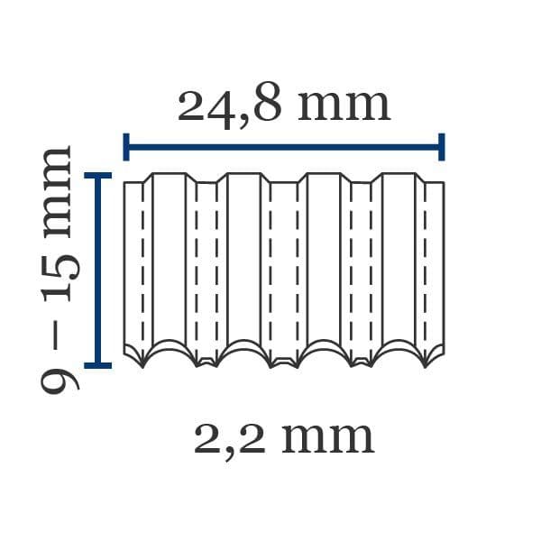 BeA Wellennägel W 24,8