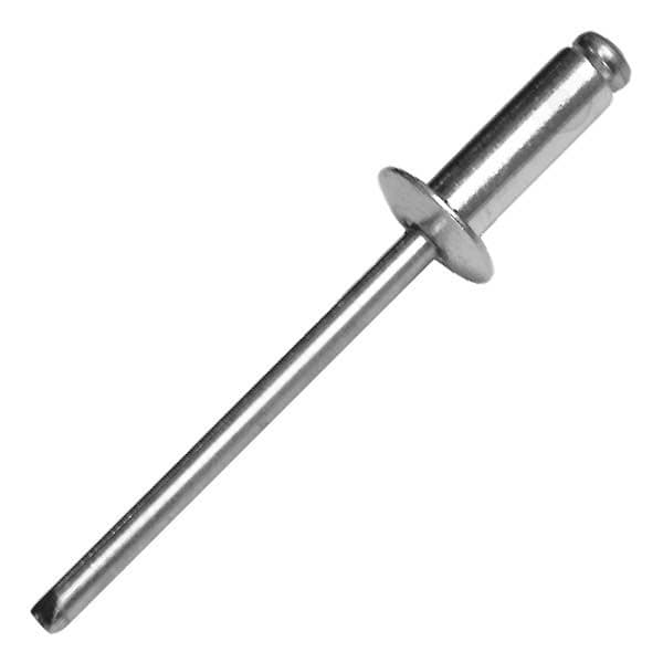 Standaard popnagel bolkop aluminium/staal Ø 4,00×23,00 mm (klembereik: 16,00 - 19,00 mm)