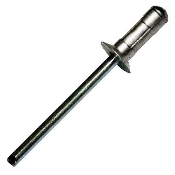 Meerbereiks popnagel verzonken kop aluminium legering AlMg 2,5/staal