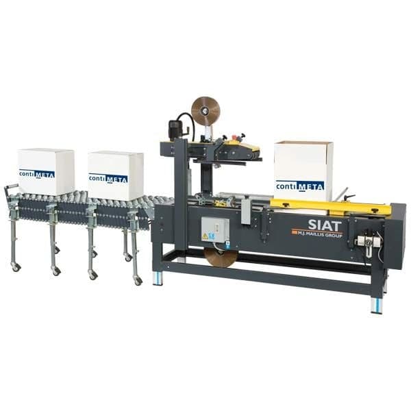 Kombinierte Kartonverschließmaschine und Aufrichter PS50-TB