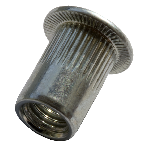 Blindnitmutter med cylinderhuvud, öppen, aluminium, räfflad Gå vidare till vår webbshop för att se alla typer och storlekar av blindnitmutter med cylinderhuvud öppen aluminium räfflad.