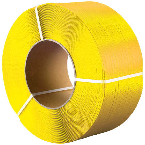 PP Plastband 9x0,75 200/3600 Gul Bandtyp: PP-band (Polypropylenband)Färg: gulBredd: 12 mmTjocklek: 0,75 mmKärndiameter: Ø 200 mmLängd: 3000 meter/rulle