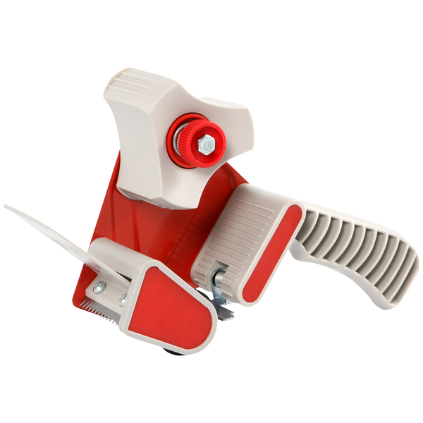 Tape dispenser met rem Dispenser voor verpakkingstape50 mm / Ø=120 mmVoor middelzwaar gebruik.Met beveiligd mes.Met rem (seal safe).